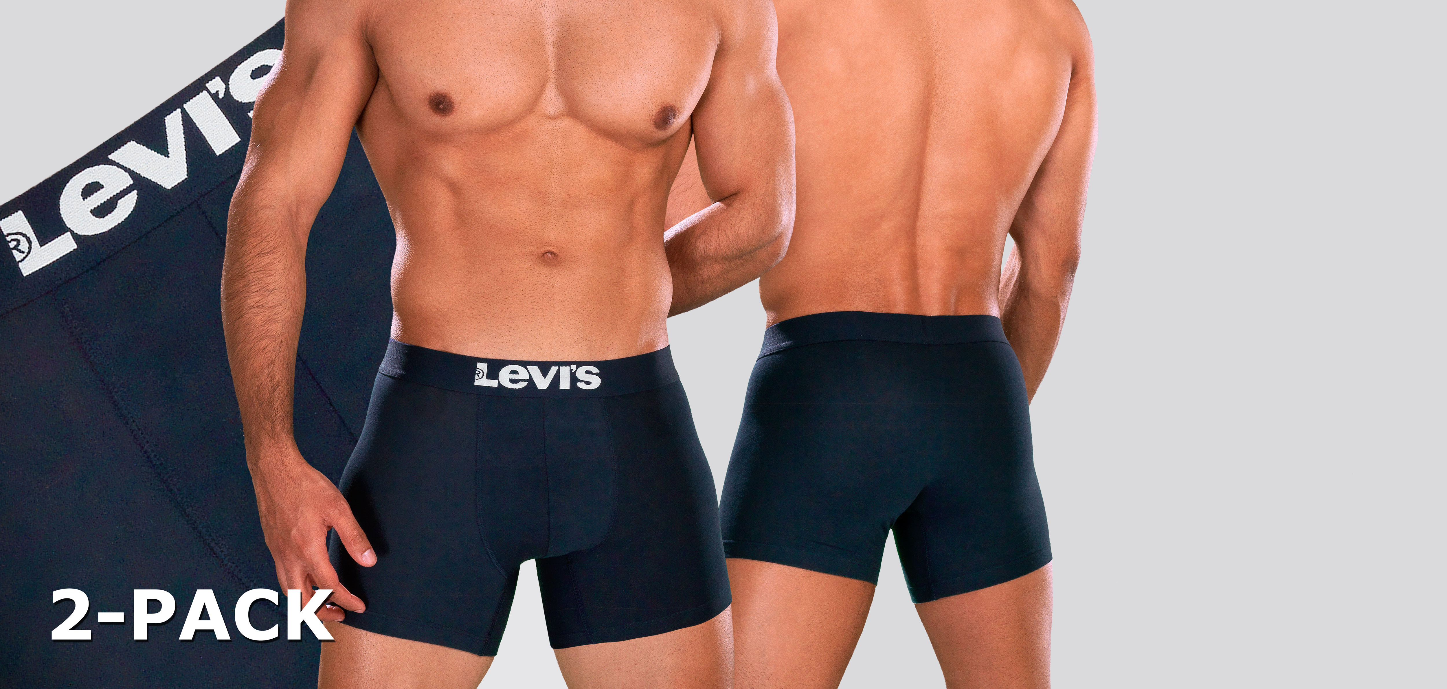 Levi_s Solid Basic Boxer Brief 2-Pack 1001, color Nee