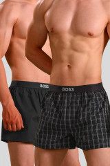 Boss Woven Boxershort 2-Pack 091 Pure Cotton,